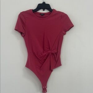 Express Ruby Knot Detail Bodysuit